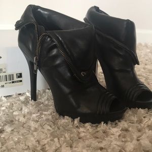 Aldo Leather stiletto bootie